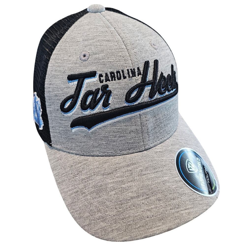 North Carolina Tar Heels Snapback Youth Hat Cap Gray Mesh Adjustable Embroidered